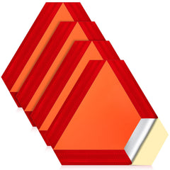 Resurhang slow-moving vehicle sign with red border and orange center boosts daytime visibility.