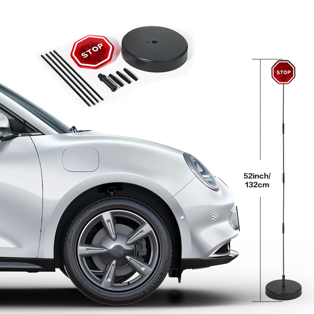 Reswish smart parking LED garage sign with flashing signal for low-light visibility.
