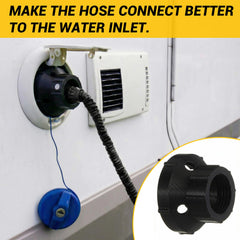 Retisee water fill adapter with leak-proof connection prevents spills