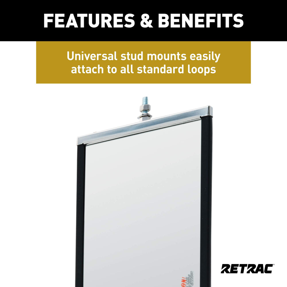 RETRAC 610301 polished finish adds bright accent to the truck exterior