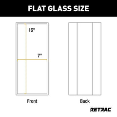RETRAC 610301 stainless steel construction with polished finish for durability and professional look
