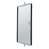 RETRAC 610301 west coast mirror head front view with stainless steel and wide field of view