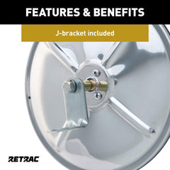 RETRAC universal fit with 5/16-inch stud for versatile mounting on trucks