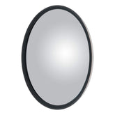 RETRAC convex mirror head with 7-1/2-inch glass for wider blind-spot coverage.