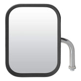 Retrac universal light-duty mirror head showing broad view and gooseneck design for versatile mounting