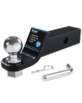 RETRUE 2 inch hitch ball mount with powder coated finish for durable, weather resistant towing.