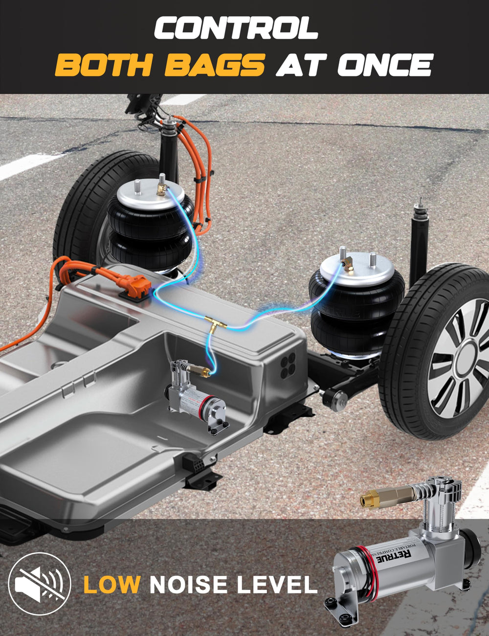 Retrue complete installation kit included with manual for easy setup