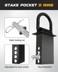 RETRUE suitable for flatbed trucks and utility trailers to support heavy gear