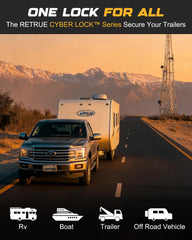 RETRUE Cyber Lock built from heavy-duty steel for tamper resistance.