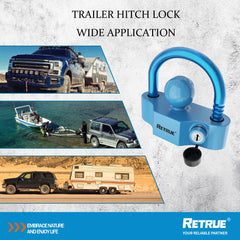 RETRUE upgraded cylinder with thicker keys boosts security and durability.