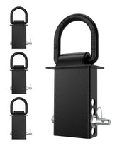 RETRUE stake-pocket D-ring assembly for secure trailer hauling.