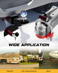 Retrue 120-day warranty and support information for the trailer lock set