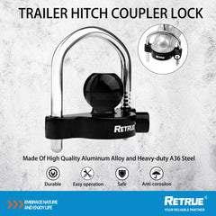 RETRUE aluminum body with high-strength steel provides robust protection.