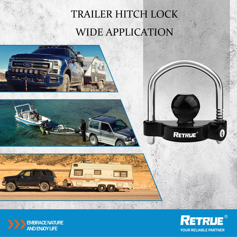 RETRUE upgraded lock cylinder enhances resistance to picking.