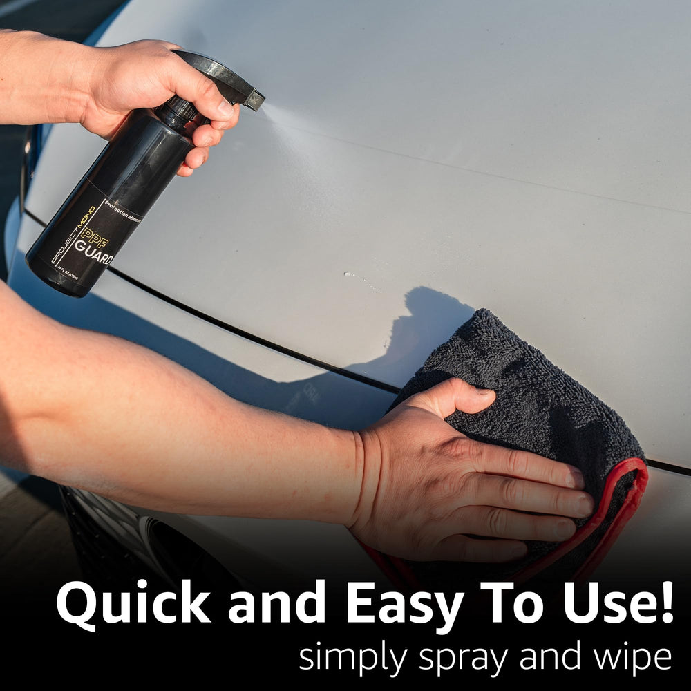 Rev Auto Project Mono PPF Guard application steps guide your quick, safe spray-and-wipe routine