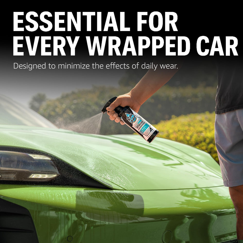 Rev Auto Wrap Guard creates a hydrophobic barrier for easier future washes