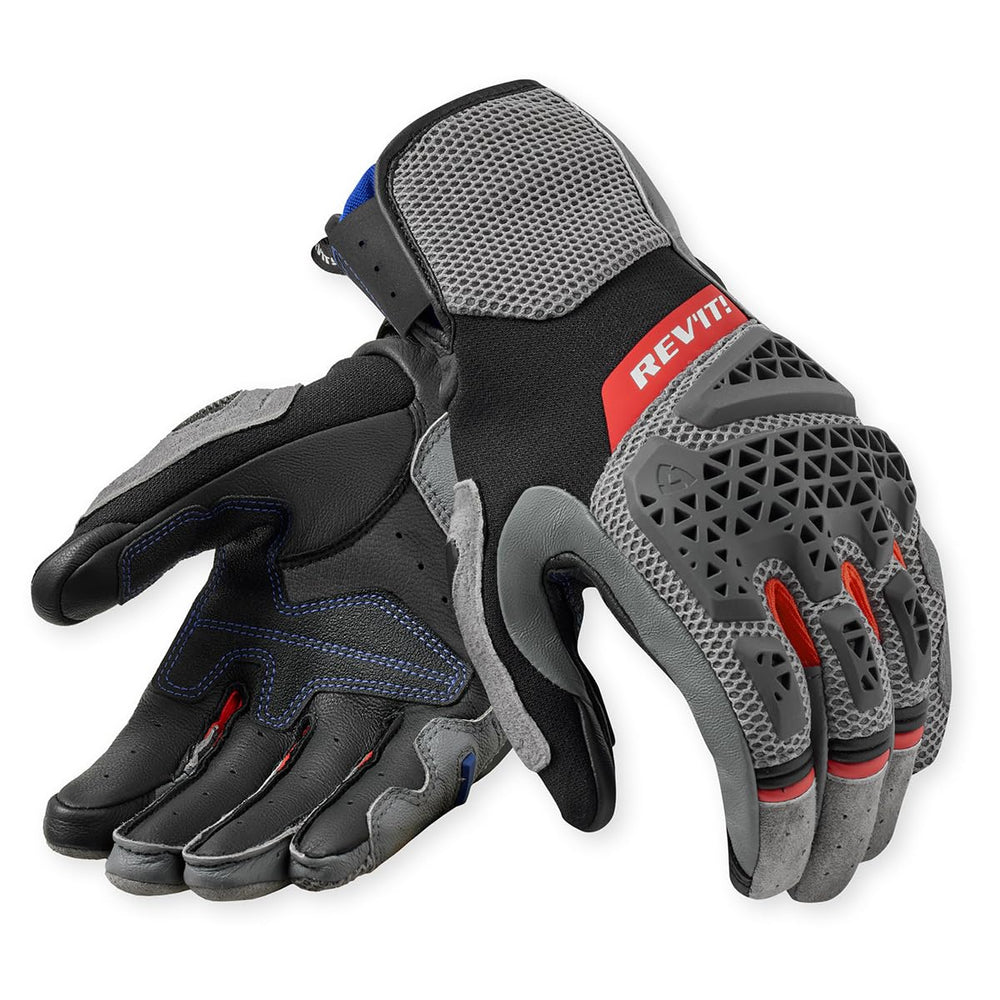 REV'IT! Sand 5 gloves side view highlighting ergonomic fit and protection.