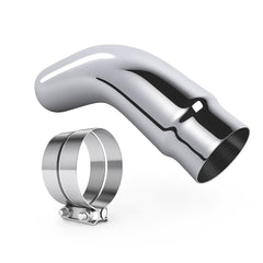 REWONIXAL exhaust tip with 5inch inlet and 6inch outlet, chrome finish for rugged look
