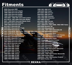 Rexka 17/64 inch hole size compatible with common OE replacements