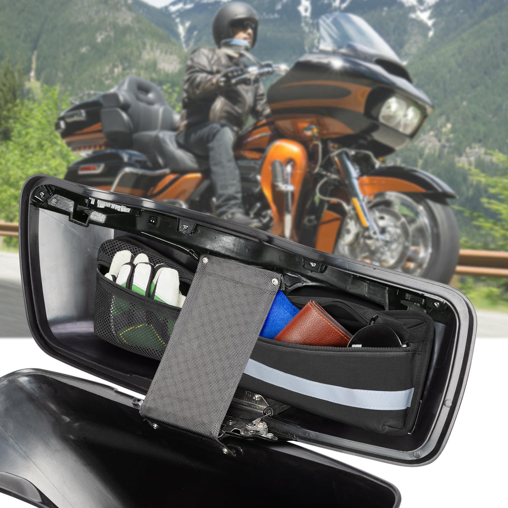 Rexmica four-pocket design maximizes small-item storage on the go