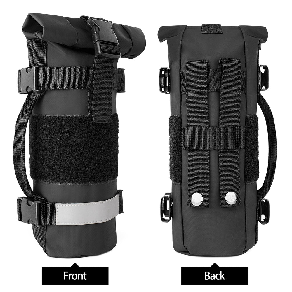 Rexmica waterproof PVC bottle pouch protects against rain and splashes