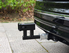REYSUN 864125 black powder coat finish offers corrosion resistance for outdoor use.