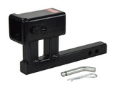 REYSUN 864125 hitch adapter enabling 1.25 to 2 inch conversion for versatile towing and carrying.