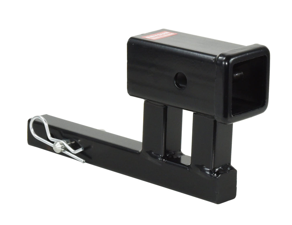 REYSUN 864125 rise and drop feature adds ground clearance for bike racks and cargo carriers.
