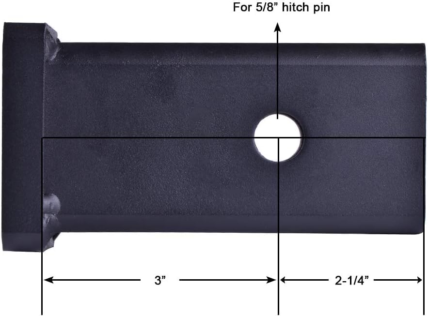 REYSUN reducer sleeve with lip design for quick locating inside the 2.5 inch tube.