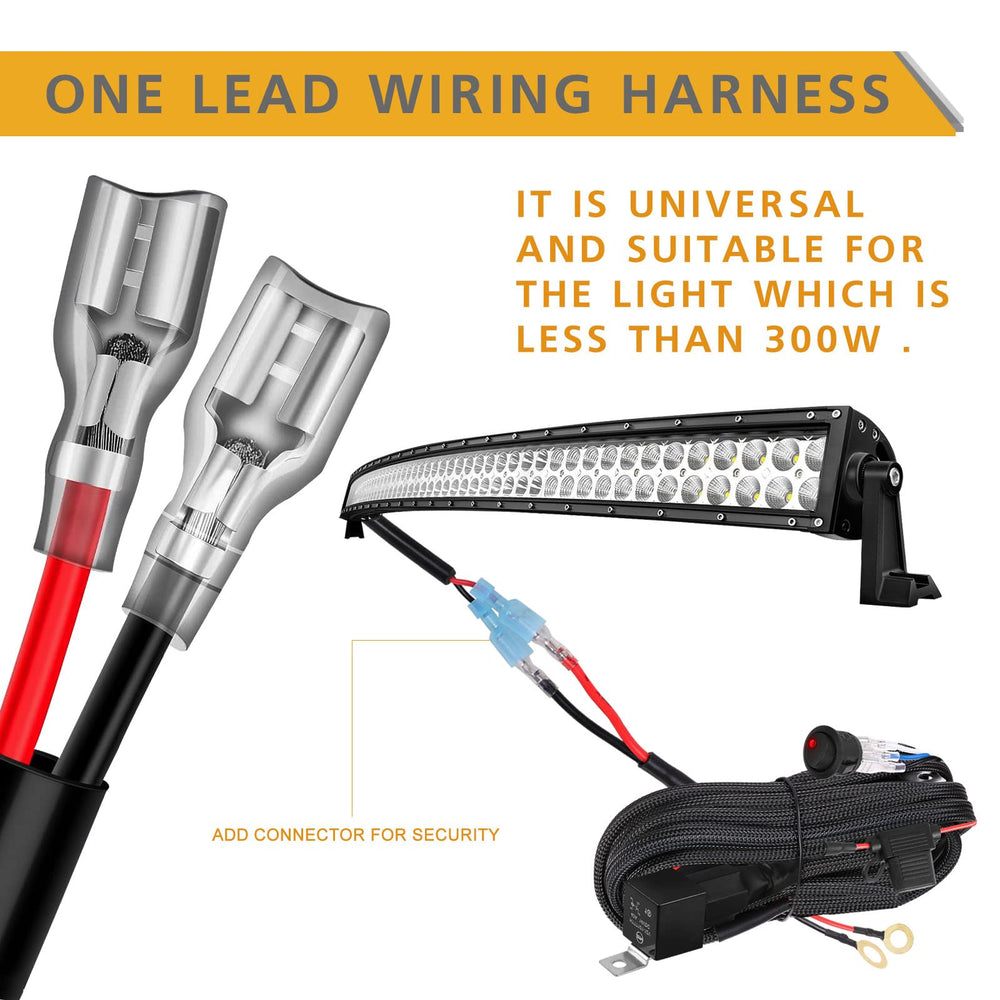 Rfroad harness and switch enable safe LED lighting control during offroad adventures.