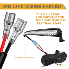 Rfroad harness and switch enable safe LED lighting control during offroad adventures.