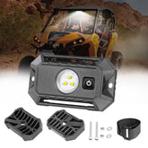 Rfroad Lighting UTV dome light 12V with switch brightens cabin for safer night driving.