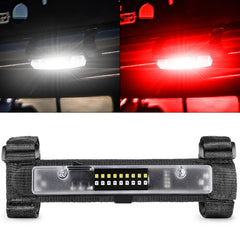 Rfroad Lighting UTV interior dome light mounted on roll bar for clear cabin illumination.