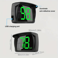 RGZOCT HUD 6.6-foot USB cable for easy power connection.