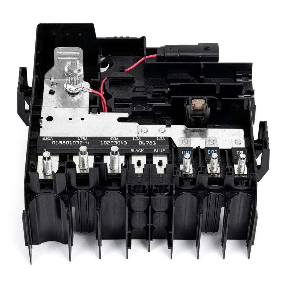 RHAOCZIYAUTO battery distribution block front view, OEM replacement for Silverado and Sierra