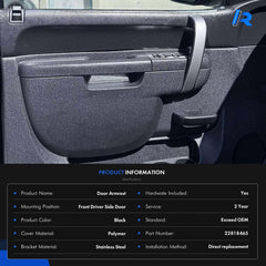 RHAOCZIYAUTO door armrest replacement simplifies maintenance.
