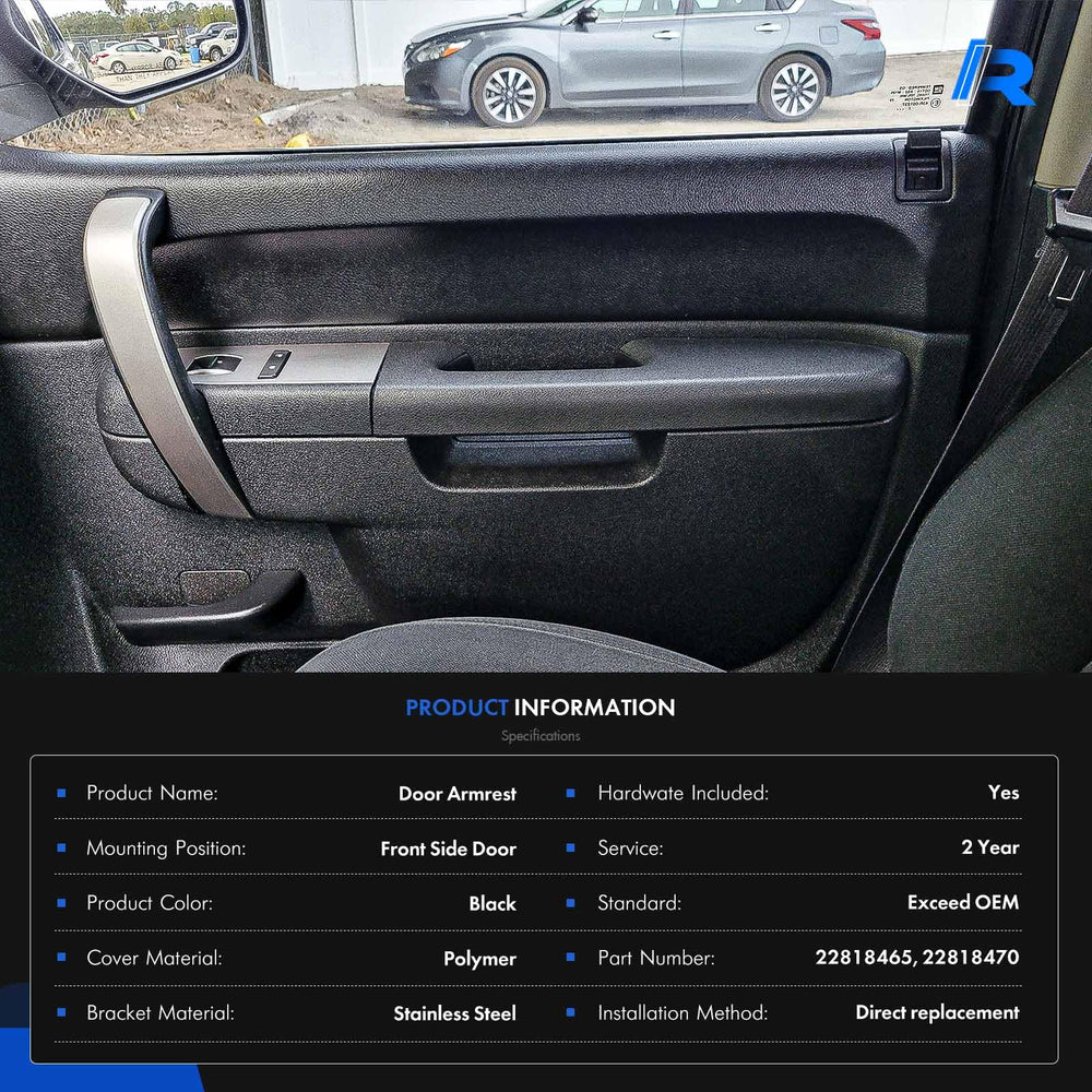 RHAOCZIYAUTO door panel release area designed for below-armrest handle