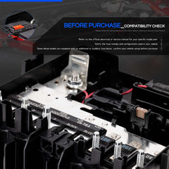 RHAOCZIYAUTO durable ABS and metal construction for underhood use