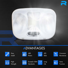 RHAOCZIYAUTO interior Ranger map lamp fits Ford Ranger cabin