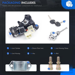 RHAOCZIYAUTO bolts and clamp—secure mounting for dependable replacement