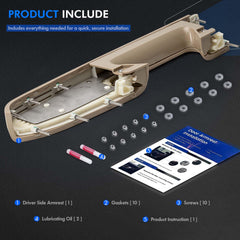 RHAOCZIYAUTO durable interior upgrade preserves a cohesive look with color-matched options.
