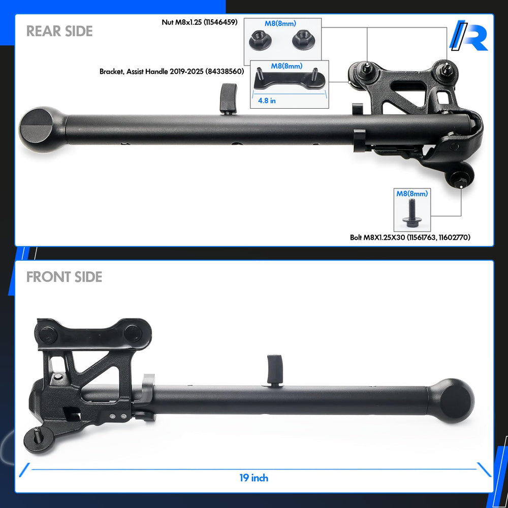 RHAOCZIYAUTO nuts and bolts for secure tailgate handle installation