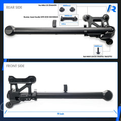 RHAOCZIYAUTO nuts and bolts for secure tailgate handle installation