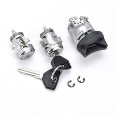 RHAOCZIYAUTO packaging includes lock cylinder, two doors, two keys, and installation tools