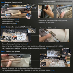 RHAOCZIYAUTO tan armrest upgrade for updated cabin look