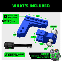 Designed for level ride height with a 6-inch drop for even trailer alignment.