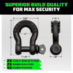Rhino USA anti-rust chromoly steel construction for long-lasting outdoor use.