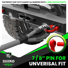 Rhino USA anti-rust chromoly steel with powder-coated finish for longevity.