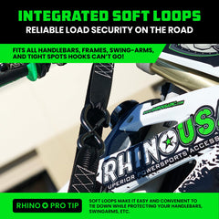 Rhino USA coated chromoly S-hooks with keeper clip for added safety