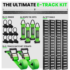 Rhino USA E-Track installation in a box truck for fast setup.